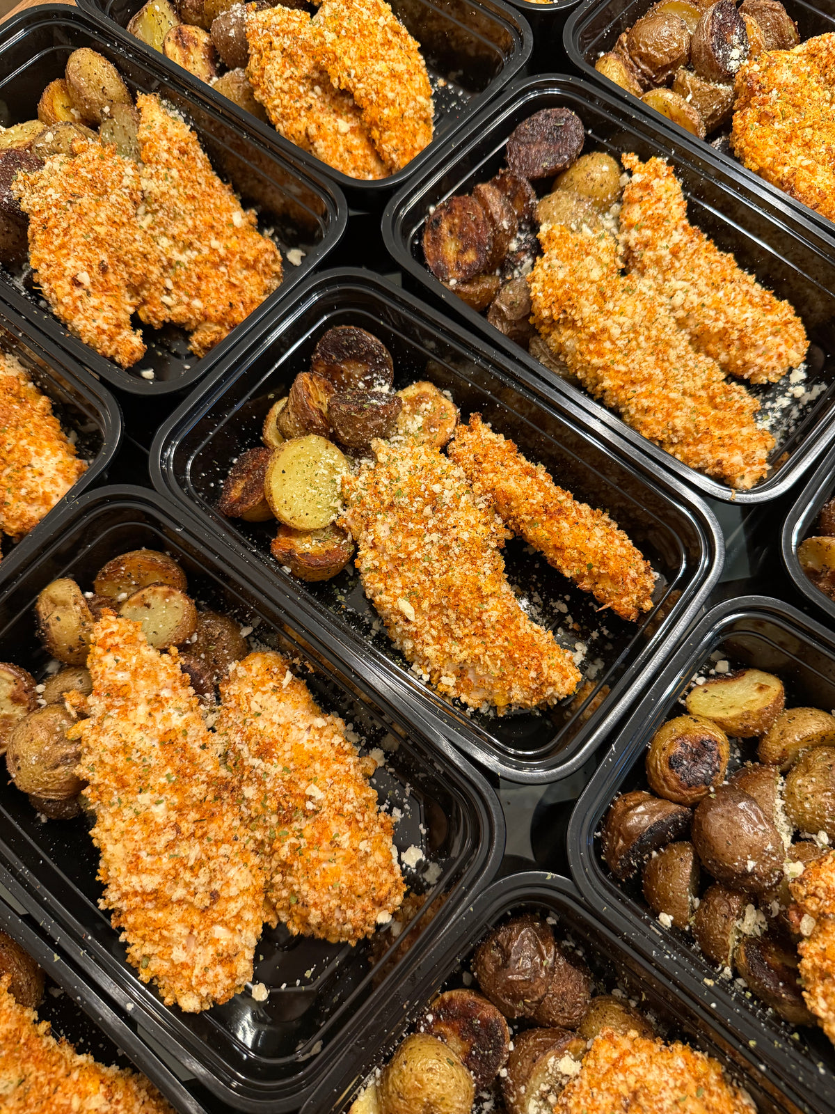 Garlic Parmesan Chicken + Potatoes