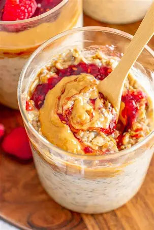 PB&J Overnight Oats
