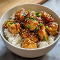 Honey Garlic Chicken Bowl