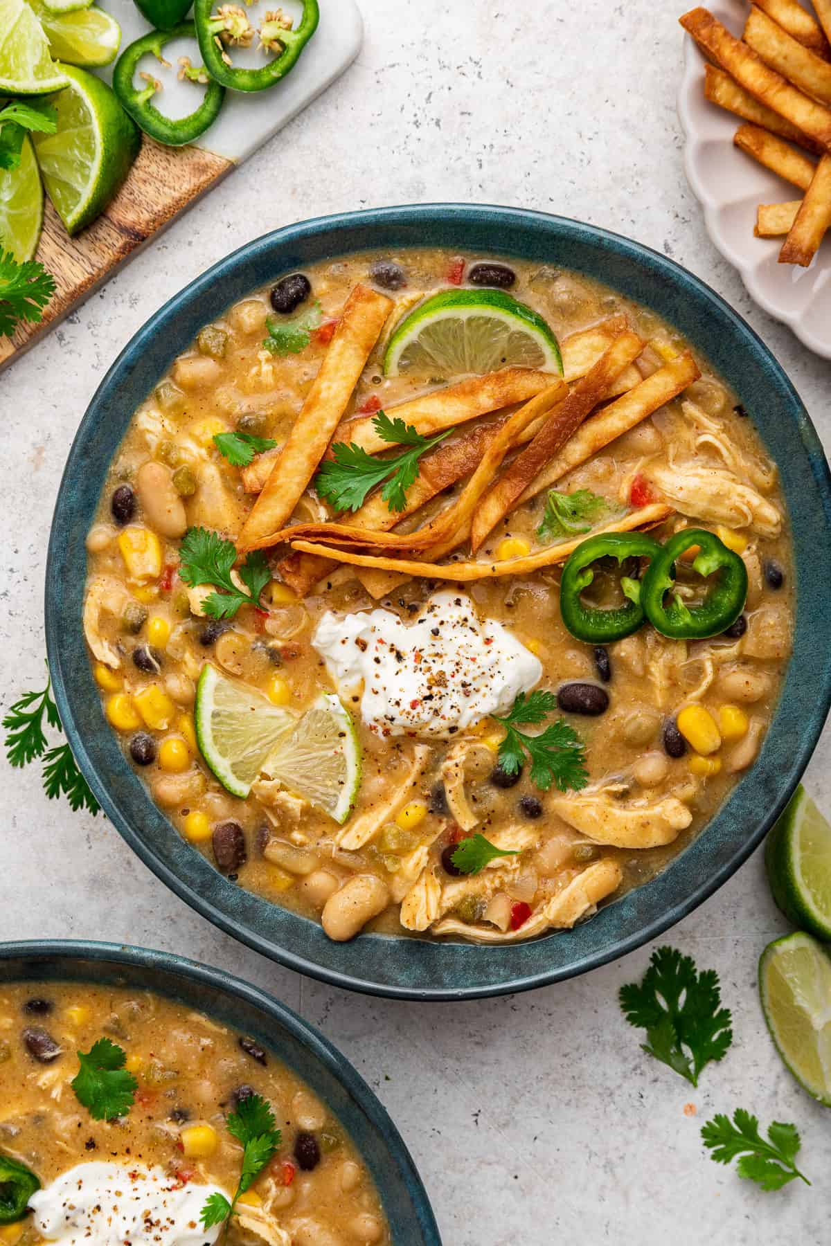 Creamy Chicken Tortilla Soup