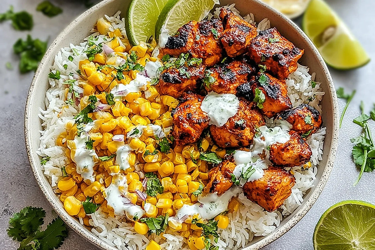 Street Corn Chicken Bowl